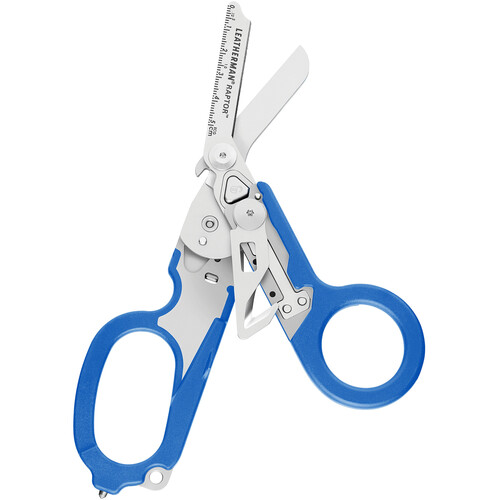 Leatherman Raptor Rescue Shears (Blue&nbspUtility Sheath&nbspClamshell Packaging)