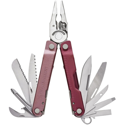 Leatherman Rebar Multi-Tool (Heathered Cranberry&nbspClamshell Packaging)