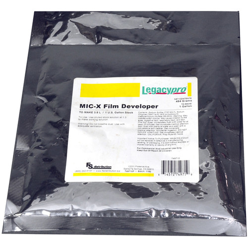 Legacy Pro Mic-X Film Developer (Makes 1 Gallon)