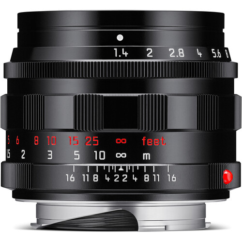 Leica Summilux-M 50mm f/1.4 Lens (Leica M Glossy Black 2025 Version)