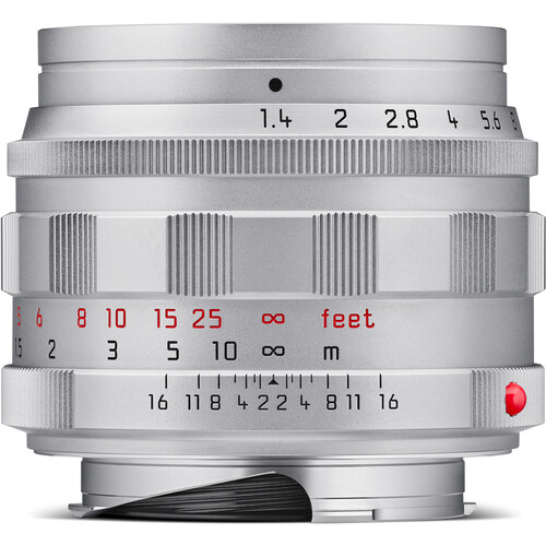 Leica Summilux-M 50mm f/1.4 Lens (Leica M Silver Chrome 2025 Version)