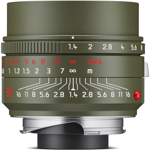 Leica Summilux-M 35mm f/1.4 ASPH. Lens (Leica M Safari Green Reissue)