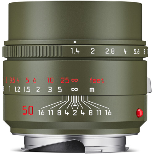 Leica Summilux-M 50mm f/1.4 ASPH. Lens (Leica M Safari Green Reissue)