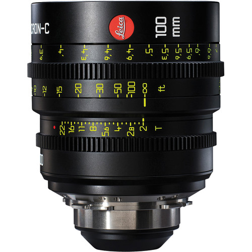 Leitz Cine 100mm T2.0 Summicron-C Lens (PL Mount Marked in Feet)
