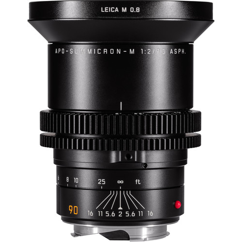 Leitz Cine 90mm M 0.8 f/2.0 Full Frame M-Mount Lens (Feet)