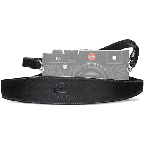Leica Wide Saddle Leather Camera Strap (Black)