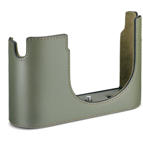 Leica Half Case Q3 (Leather Olive Green)
