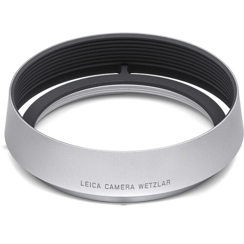 Leica Round Lens Hood Q (Aluminum Silver)