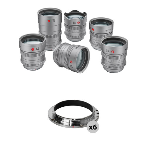 Leitz Cine HEKTOR T2.1 6-Lens Set (Sony E L-Mount)