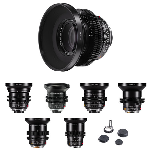 Leitz Cine M 0.8 Full-Frame 7-Lens Bundle (M Mount Feet)