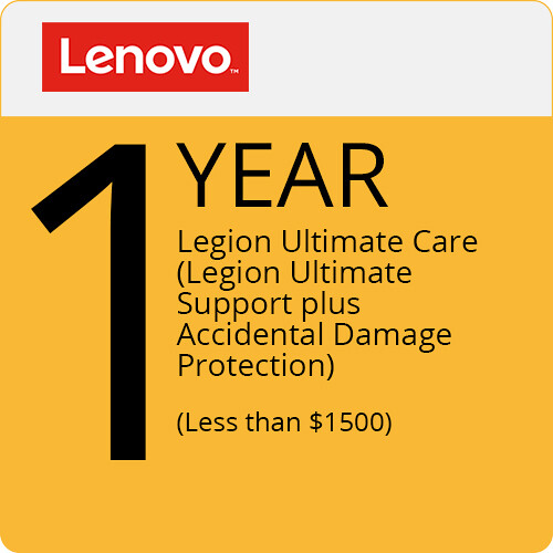 Lenovo 1-Year Legion Ultimate Care with ADP for Gaming Devices (Under $1500)