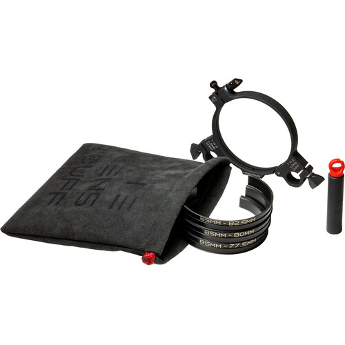 Lens Cuff 85mm Lens Cuff with Inserts for 82.5 80 and 77.5mm Lens Diameters