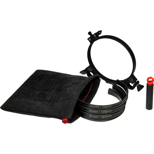 Lens Cuff 114mm Lens Cuff with Inserts for 110 105 and 100mm Lens Diameters