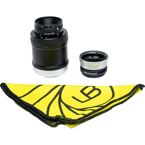 Lensbaby Sweet 80 Optic with Fixed Body Holiday Kit (Sony E)