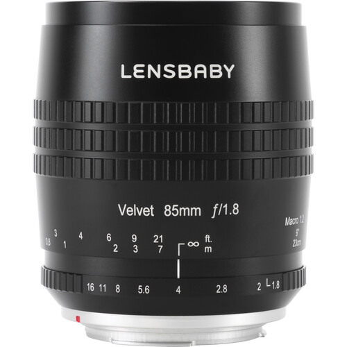 Lensbaby Velvet 85mm f/1.8 Lens (Nikon Z Black)