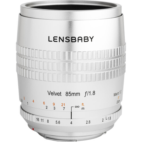 Lensbaby Velvet 85mm f/1.8 Lens (Pentax K Silver)
