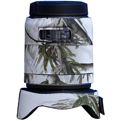 LensCoat Lens Cover for Canon RF 16-28mm f/2.8 IS STM (Realtree AP Snow)