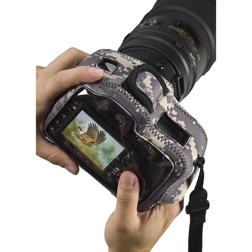 LensCoat BodyGuard M CB Camera Cover (Digital Camo)