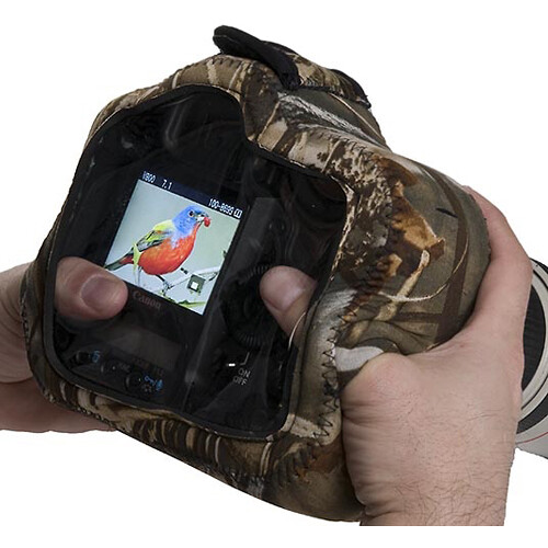 LensCoat BodyGuard M CB Camera Cover with Grip (Realtree Max 4 Camouflage)