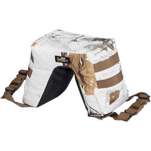 LensCoat LensSack Pro Jr Beanbag Support (Pro Realtree AP Snow Empty)