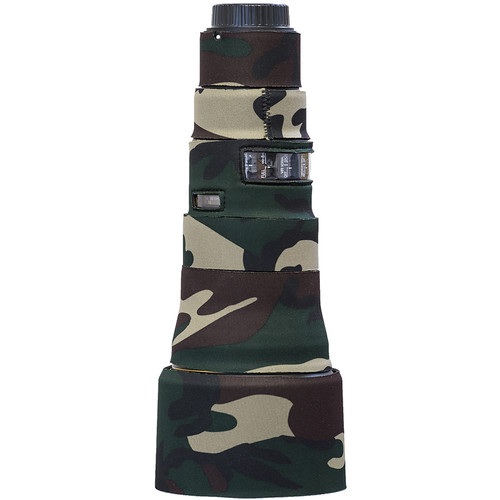 LensCoat Lens Cover for the Nikon AF-S 500mm f/5.6E PF ED VR Lens (Forest Green Camo)