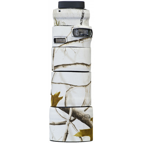 LensCoat Telephoto Lens Cover for Sigma 150mm Macro f2.8 EX DG OS HSM APO Lens (Realtree AP Snow)