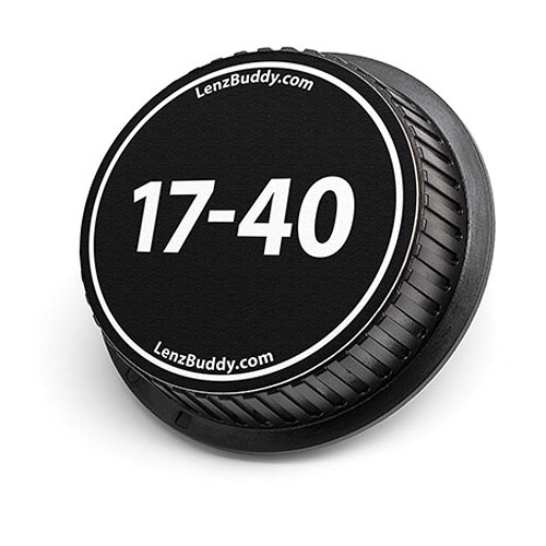 LenzBuddy 17-40mm Rear Lens Cap (Black & White)