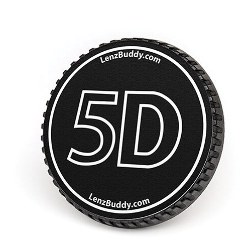 LenzBuddy Body Cap for Canon EF Mount Cameras (5D Black/White)