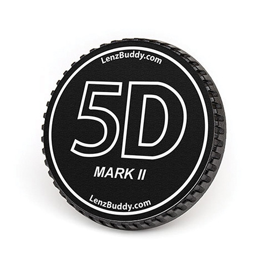 LenzBuddy Body Cap for Canon EF Mount Cameras (5D Mark II Black/White)