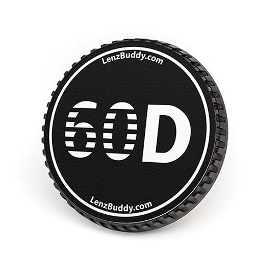 LenzBuddy Body Cap for Canon EF Mount Cameras (60D Black/White)