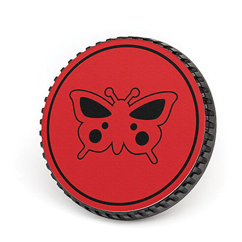 LenzBuddy Body Cap for Canon EF Mount Cameras (Butterfly Red)