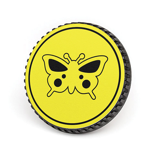 LenzBuddy Body Cap for Canon EF Mount Cameras (Butterfly Yellow)