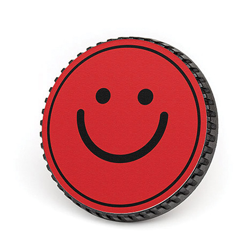 LenzBuddy Body Cap for Canon EF Mount Cameras (Happy Face Red)
