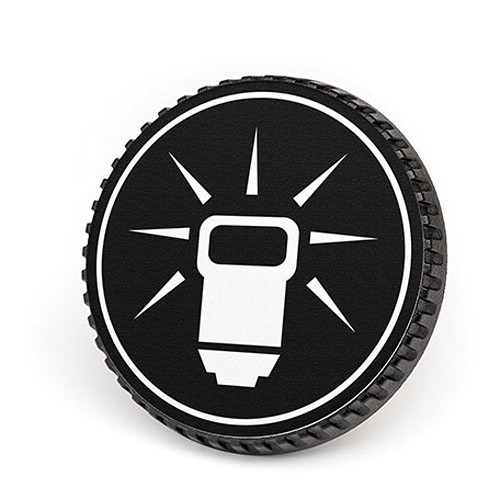 LenzBuddy Body Cap for Canon EF Mount Cameras (Flash Black/White)