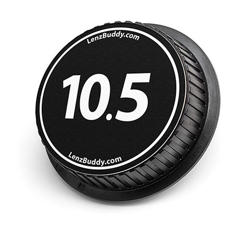 LenzBuddy 10.5mm Rear Lens Cap (Black & White)