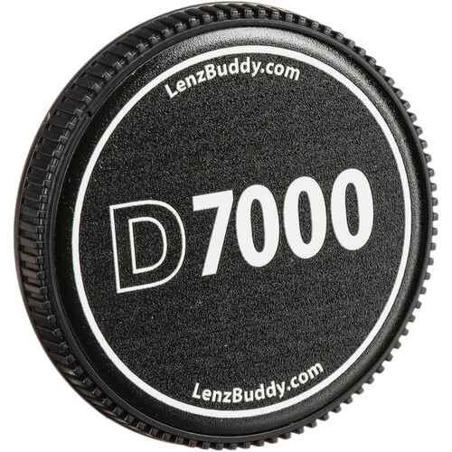LenzBuddy Body Cap for Nikon F Mount Cameras (D7000 Black/White)