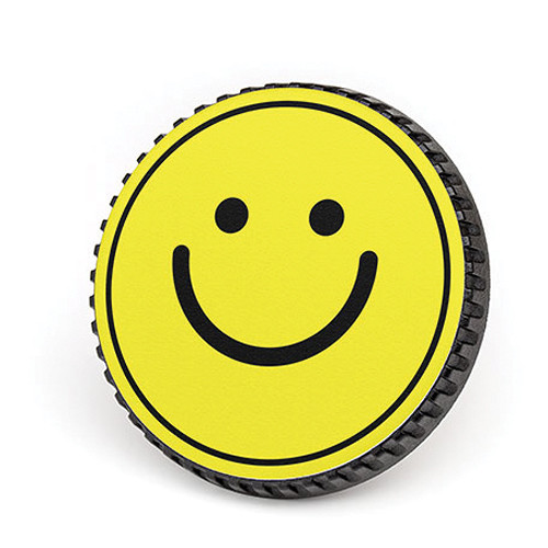 LenzBuddy Body Cap for Nikon F Mount Cameras (Happy Face Yellow)