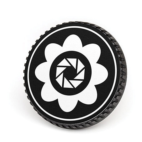 LenzBuddy Body Cap for Nikon F Mount Cameras (Flower Black/White)