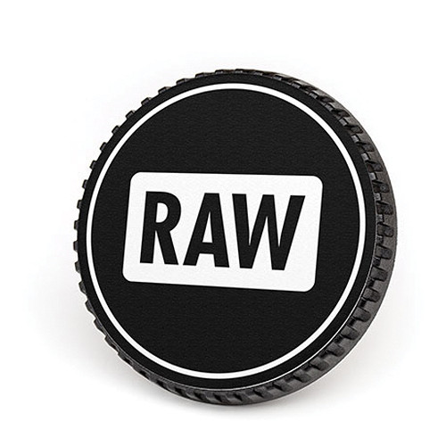 LenzBuddy Body Cap for Nikon F Mount Cameras (Raw Black/White)