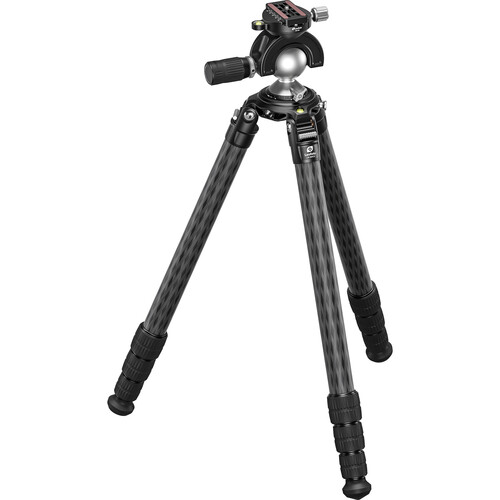 Leofoto LM-364CX Summit Series Carbon Fiber Tripod with MH-60 Ball Head