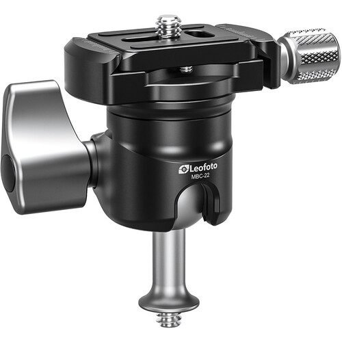 Leofoto MBC-22 Mini Ball Head with PU-25 Quick Release Plate
