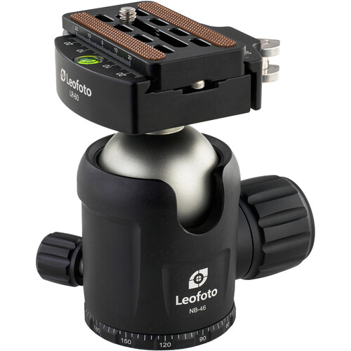 Leofoto NB-46LR Pro Ball Head with Lever-Release Clamp and 2.8