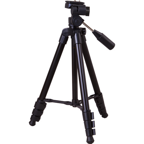 Levenhuk TR100 Universal Full-Size Tripod with Adjustable 15151in (38-130cm) Height and up to 11lbs (5kg) Load Capacity