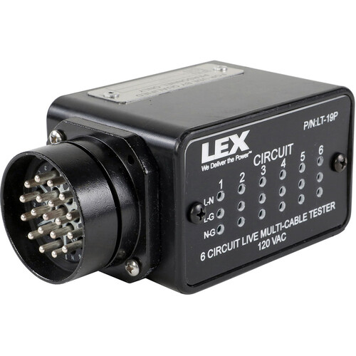 Lex Products LT-19P 6-Circuit Live Multi-Cable Tester