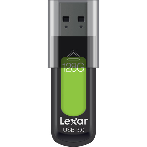 Lexar JumpDrive S57 128GB USB 3.0 Type-A Flash Drive, 150MB/s Read, 60MB/s Write, Green