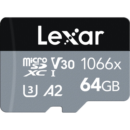 Lexar 64gb Professional 1066x Uhs-i Microsdxc Lms1066064g-bnanu