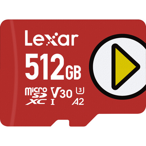 Lexar 512GB PLAY UHS-I microSDXC Memory Card