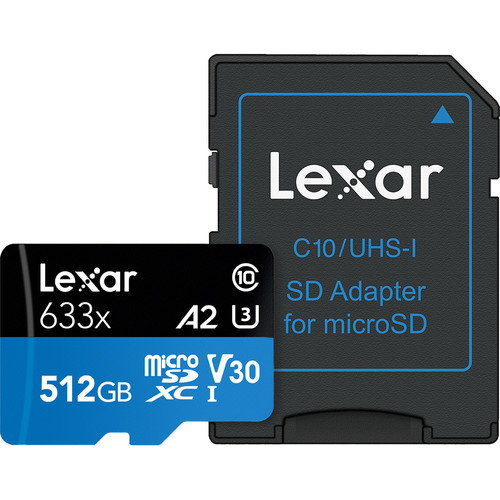 Lexar 512GB High-Performance 633x UHS-I
