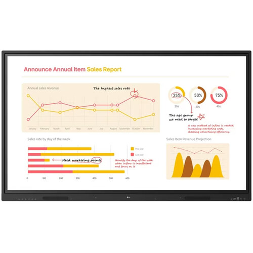 LG CreateBoard Core 86TR3BQ-B 86