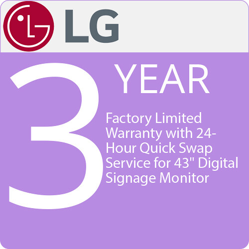 LG ExtendedCare Quick-Swap Add-On Service Plan for 43